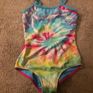 Xhiliration Tie Dye Swimsuit